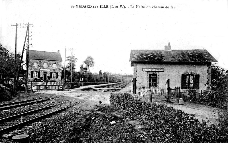 Ville de Saint-Mdard-sur-Ille (Bretagne).