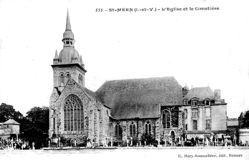 Eglise de Saint-Men-le-Grand (Bretagne).