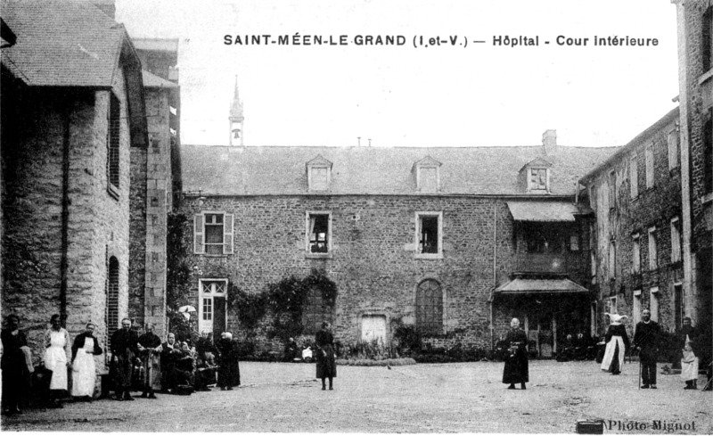Hpital de Saint-Men-le-Grand (Bretagne).