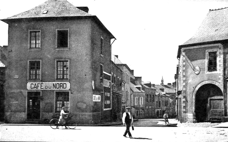 Ville de Saint-Men-le-Grand (Bretagne).