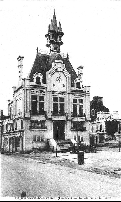 Mairie de Saint-Men-le-Grand (Bretagne).