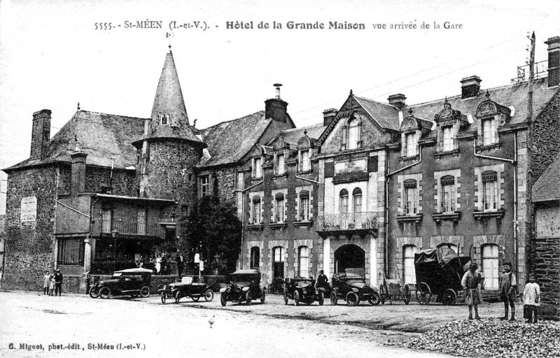 Ville de Saint-Men-le-Grand (Bretagne).