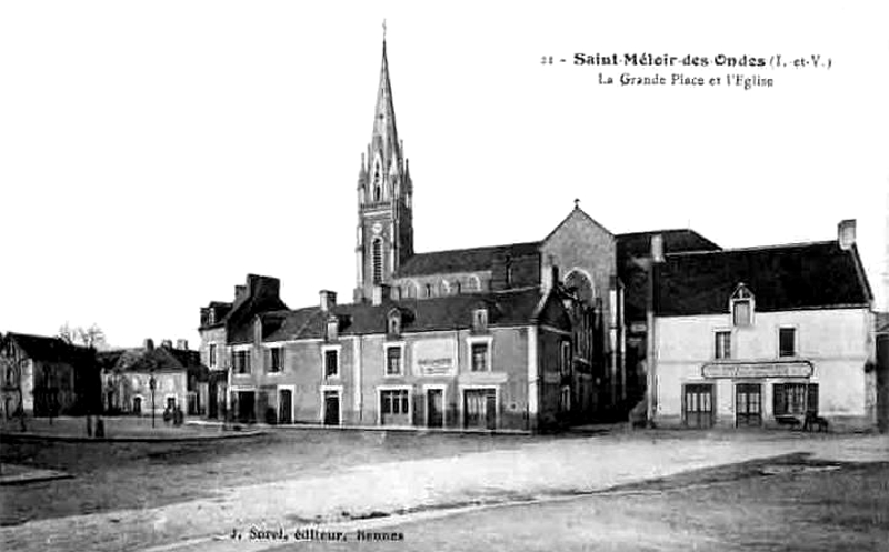 Ville de Saint-Mloir-des-Ondes (Bretagne).