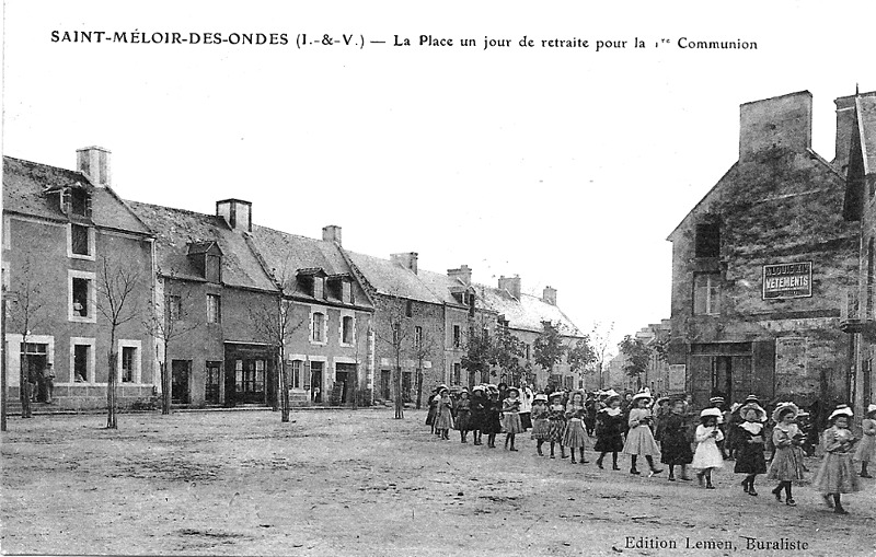 Ville de Saint-Mloir-des-Ondes (Bretagne).