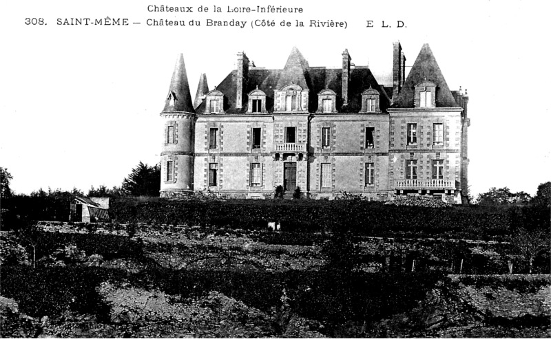 Chteau du Branday  Saint-Mme-le-Tenu (Bretagne).