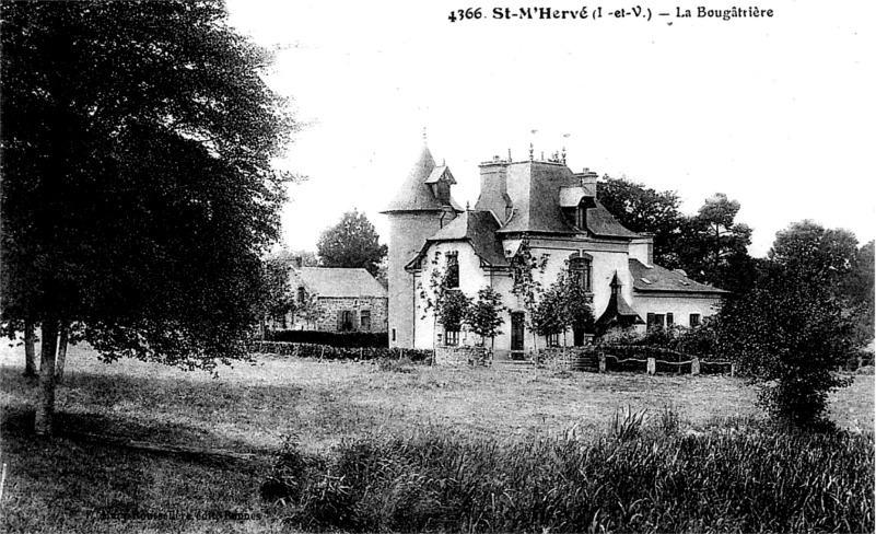 Manoir de la Bougatrire  Saint-M'Herv (Bretagne).