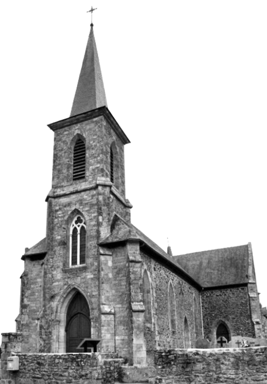 Ville de Saint-Michel-de-Pllan (Bretagne) : l'glise de Saint-Michel-de-Pllan