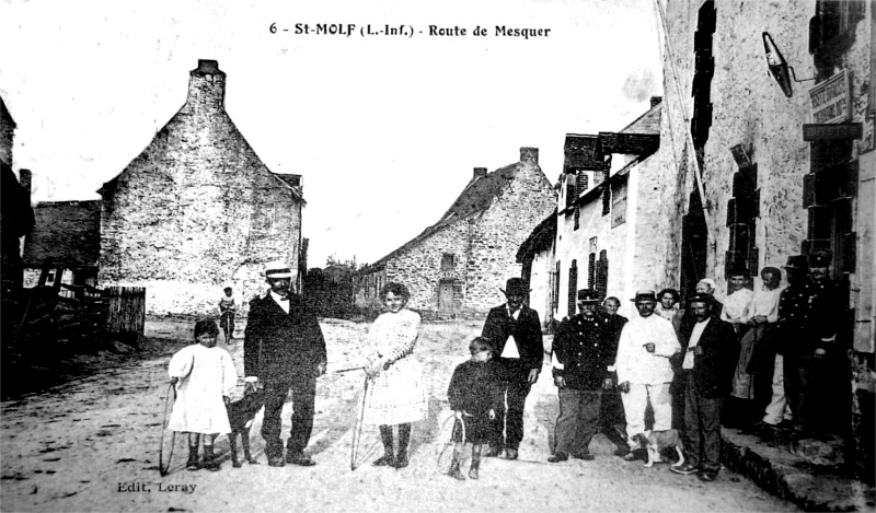 Ville de Saint-Molf (anciennement en Bretagne).