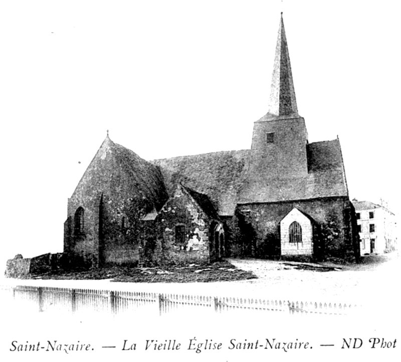 Ancienne glise de Saint-Nazaire (Loire-Atlantique).