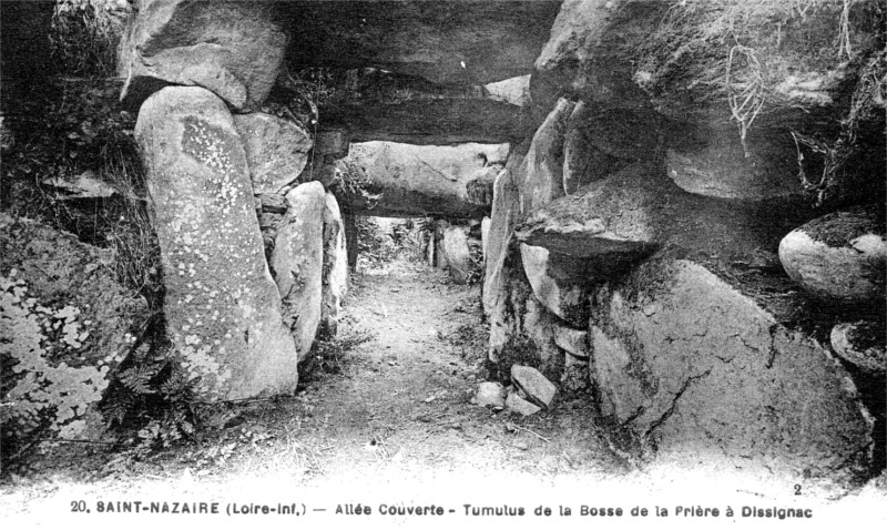 Tumulus de Dissignac  Saint-Nazaire (Loire-Atlantique).