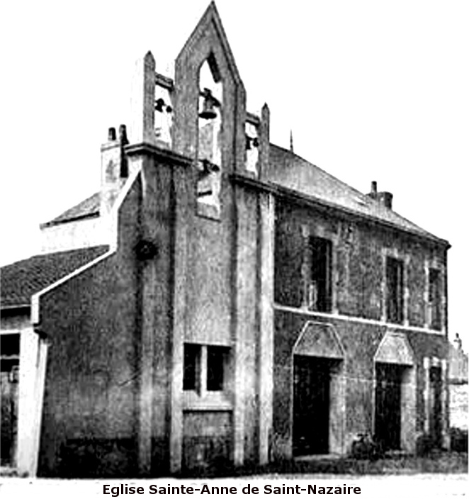 Ancienne glise Saint-Anne de Saint-Nazaire (Loire-Atlantique).
