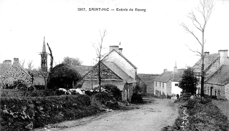 Ville de Saint-Nic (Bretagne).