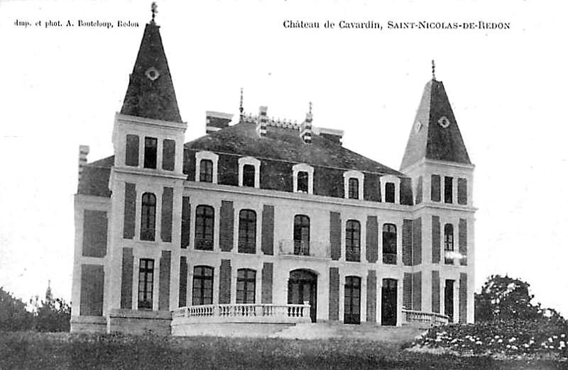 Chteau de Cavardin  Saint-Nicolas-de-Redon (anciennement en Bretagne).