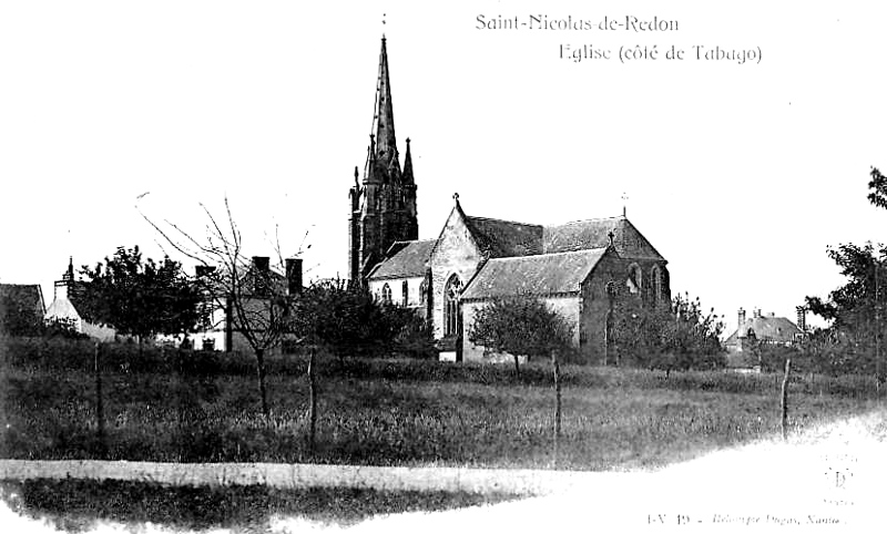 Eglise de Saint-Nicolas-de-Redon (anciennement en Bretagne).