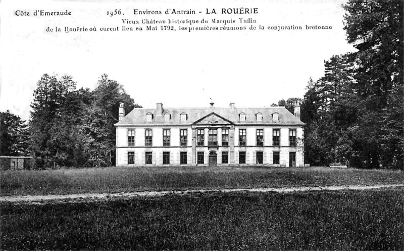 Chteau de la Rourie ou Rouairie en Saint-Ouen-la-Rourie (Bretagne).