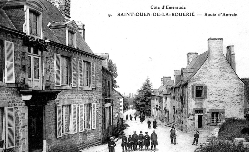 Ville de Saint-Ouen-la-Rourie (Bretagne).