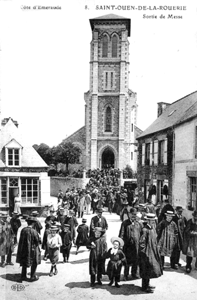 Eglise de Saint-Ouen-la-Rourie (Bretagne).