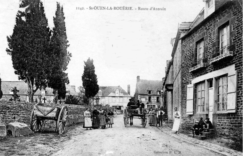 Ville de Saint-Ouen-la-Rourie (Bretagne).