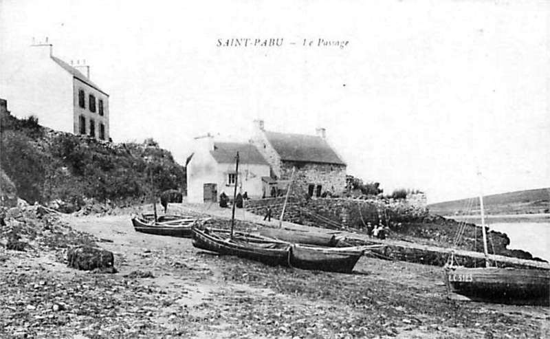 Ville de Saint-Pabu (Bretagne).