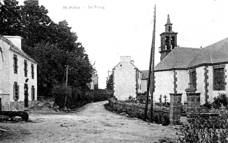 Ville de Saint-Pabu (Bretagne).