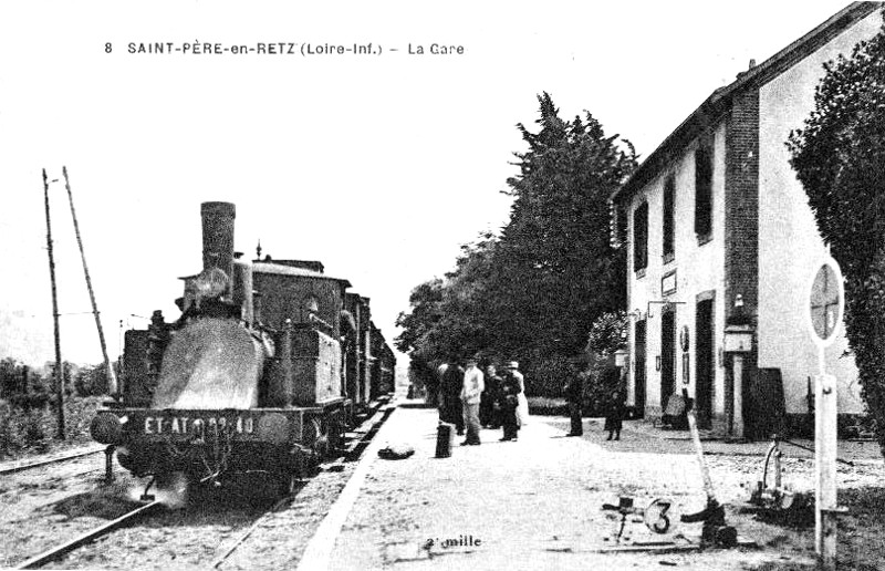 Gare de Saint-Pre-en-Retz (anciennement en Bretagne).