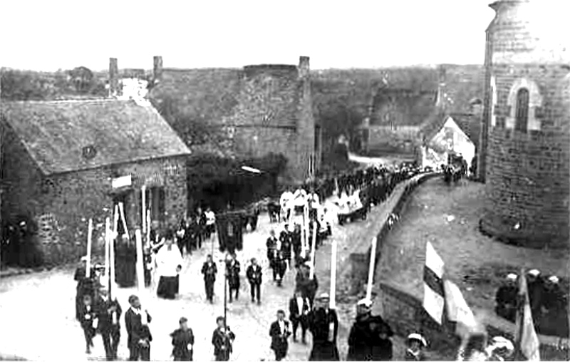 Ville de Saint-Marc-en-Poulet (Bretagne).