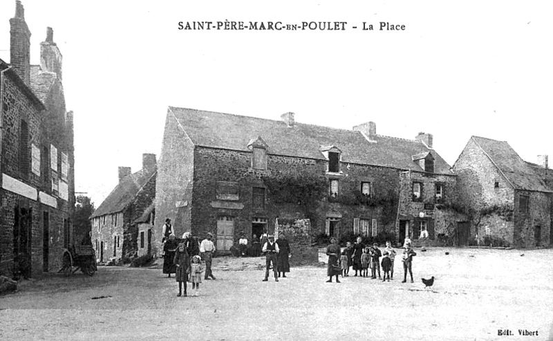 Ville de Saint-Marc-en-Poulet (Bretagne).