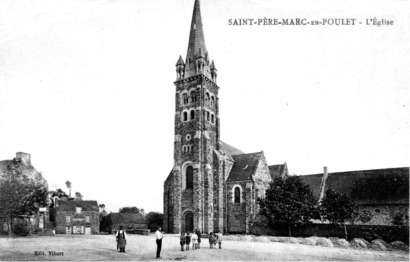 Eglise de Saint-Marc-en-Poulet (Bretagne).