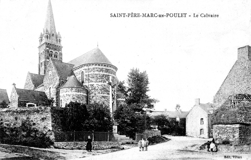 Eglise de Saint-Marc-en-Poulet (Bretagne).
