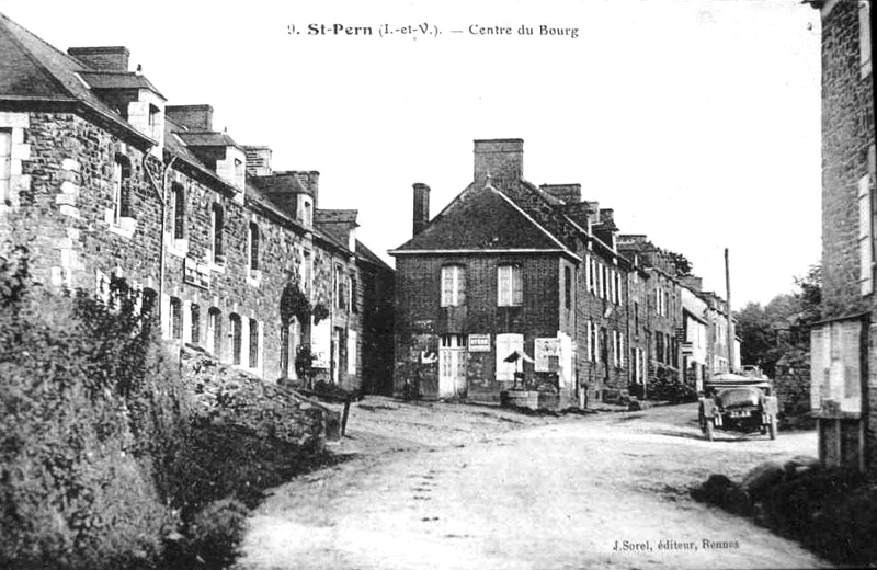 Ville de Saint-Pern (Bretagne).