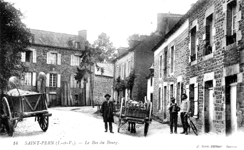 Ville de Saint-Pern (Bretagne).