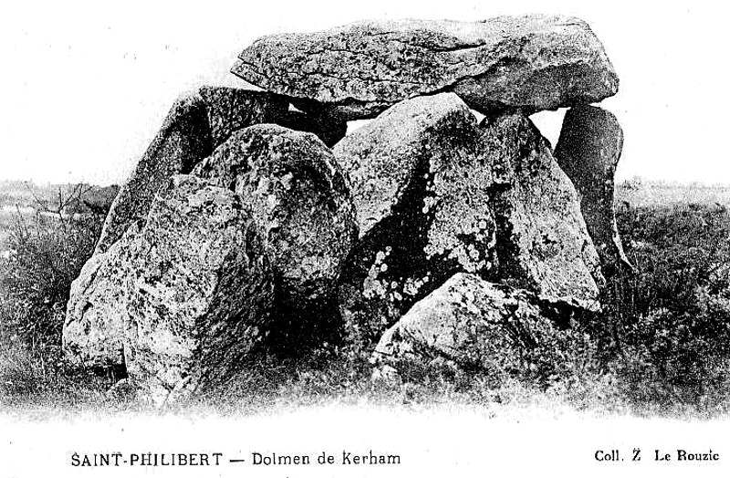 Dolmen de Saint-Philibert (Bretagne).
