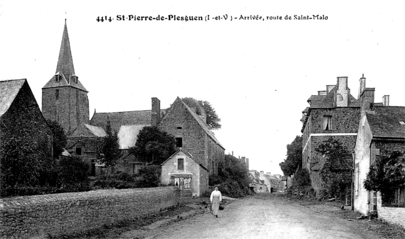 Ville de Saint-Pierre-de-Plesguen (Bretagne).