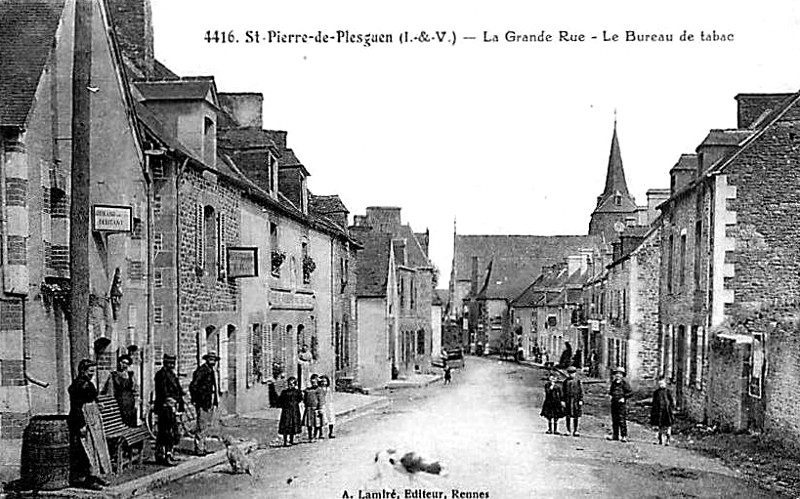 Ville de Saint-Pierre-de-Plesguen (Bretagne).