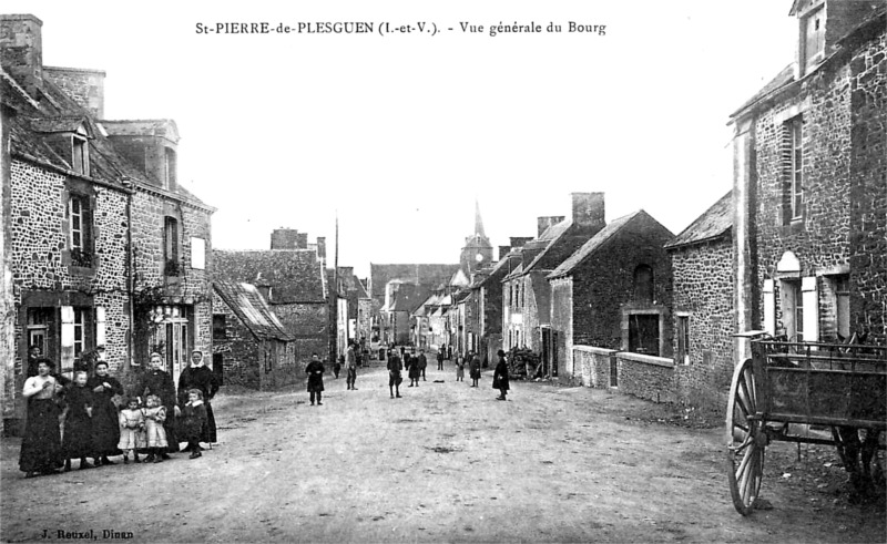 Ville de Saint-Pierre-de-Plesguen (Bretagne).