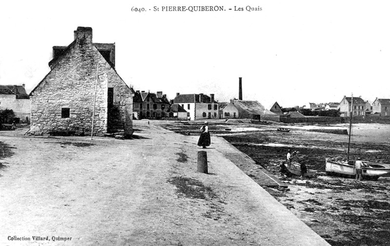 Quais de Saint-Pierre-Quiberon (Bretagne).