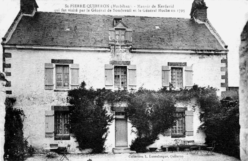 Manoir de Kerdavid  Saint-Pierre-Quiberon (Bretagne).