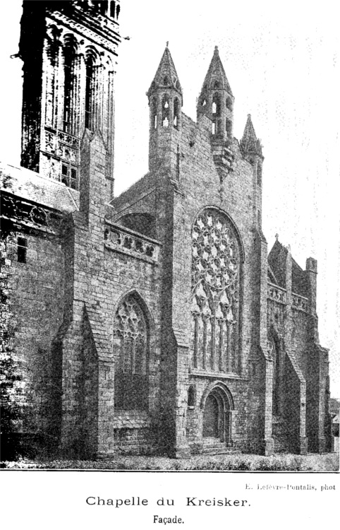 Chapelle du Kreisker  Saint-Pol-de-Lon (Bretagne).