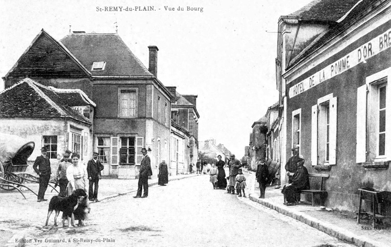 Ville de Saint-Rémy-du-Plain (Bretagne).