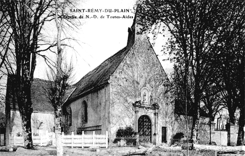 Chapelle de Saint-Rémy-du-Plain (Bretagne).