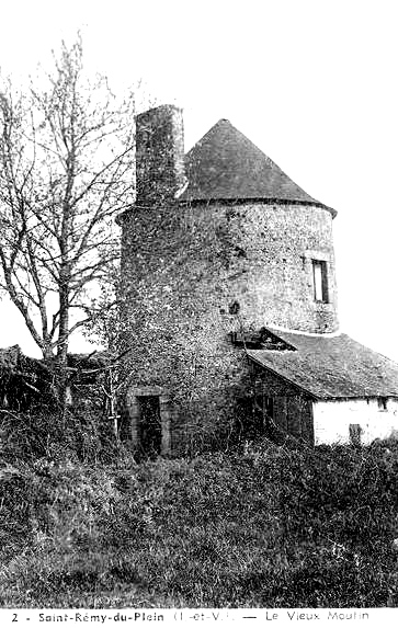 Moulin de Saint-Rmy-du-Plain (Bretagne).