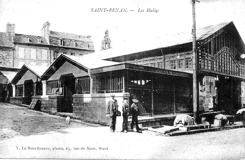 Halles de Saint-Renan (Bretagne).