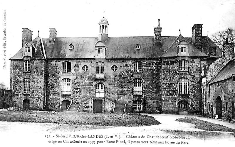 Chteau de Chaudeboeuf  Saint-Sauveur-des-Landes (Bretagne).