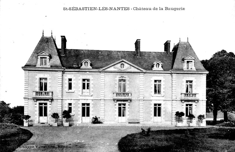 Manoir de La Baugerie à Saint-Sébastien-sur-Loire (Bretagne).