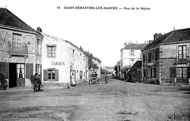 Ville de Saint-Sébastien-sur-Loire (Bretagne). 