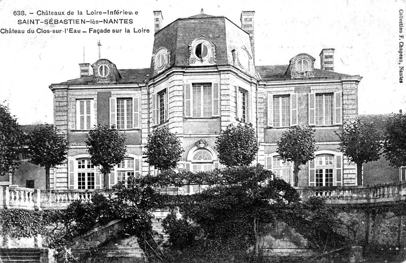 Manoir du Clos-sur-l'Eau  Saint-Sbastien-sur-Loire (Bretagne).