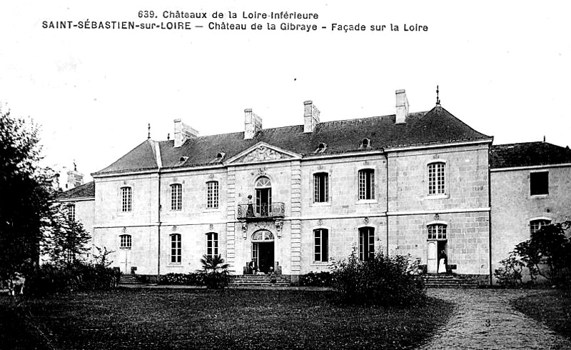 Manoir de La Gibraye ou Gibrais à Saint-Sébastien-sur-Loire (Bretagne).