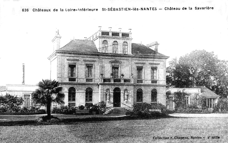 Manoir de La Savarire  Saint-Sbastien-sur-Loire (Bretagne).