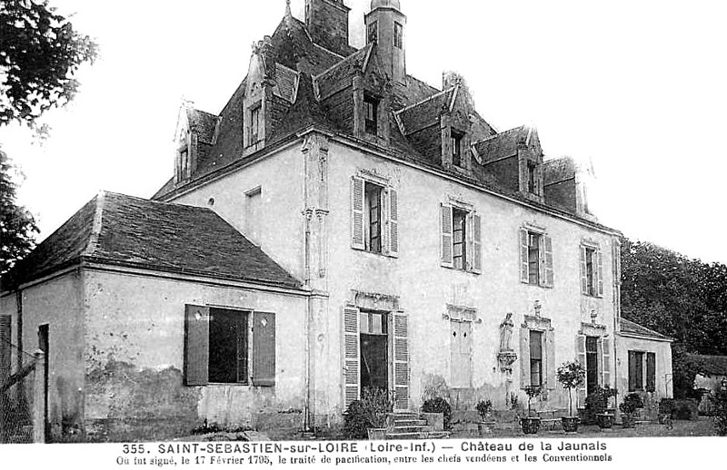 Manoir de La Jaunais ou Jaunaie à Saint-Sébastien-sur-Loire (Bretagne).