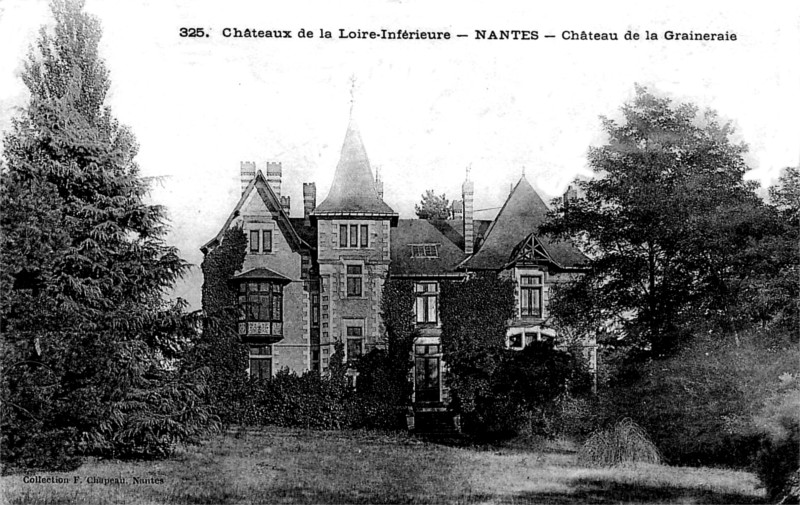 Château  de La Graineraie à Saint-Sébastien-sur-Loire (Bretagne).